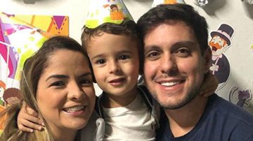 O pequeno ganhou uma festa simples na casa dos avós, em Campo Grande, Mato Grosso do Sul - Reprodução/Instagram