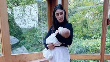 Esposa de Felipe Simas relatou última noite com o filho caçula, Vicente, de 2 meses - Reprodução/Instagram