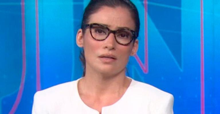 Expressão de Renata Vasconcellos no 'Jornal Nacional' emociona público - Reprodução/TV Globo