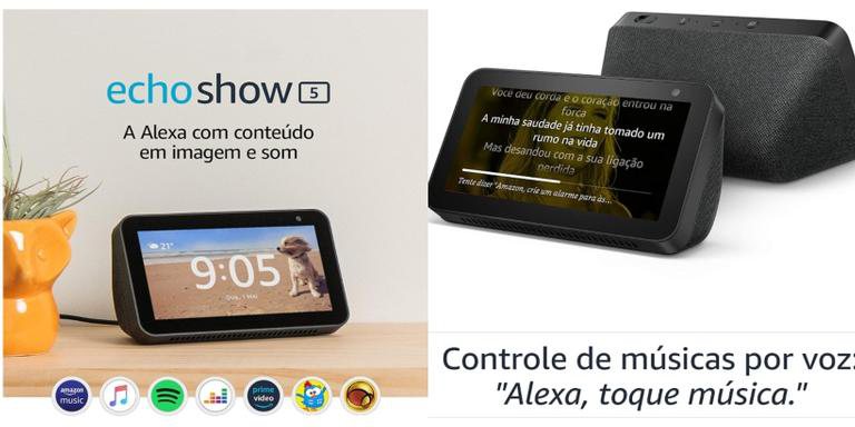 Echo Show 5: Confira tudo o que este aparelho pode fazer por você - Reprodução/Amazon