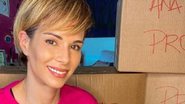 Ana Furtado separa caixas de doações em combate ao câncer de mama - Arquivo Pessoal