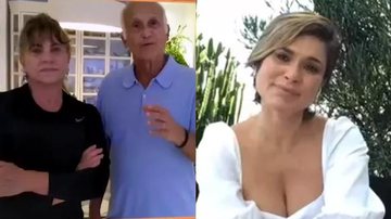 Afastados devido a quarentena, Flávia Alessandra chora ao ver os pais no 'Encontro': ''Muita saudade'' - Reprodução/Instagram
