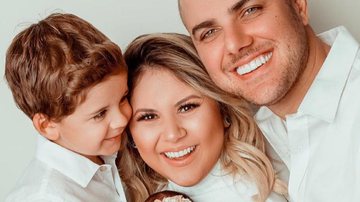 Zé Neto e a esposa dividem ensaio newborn da caçula: ''Que Princesa!'' - Arquivo Pessoal
