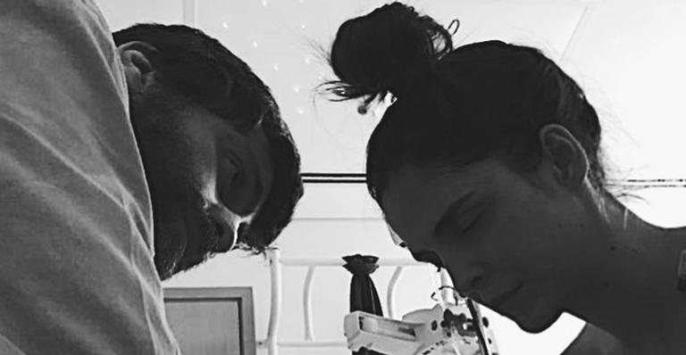 Titi Müller divide clique inédito do parto ao homenagear marido no Dia dos Namorados - Instagram