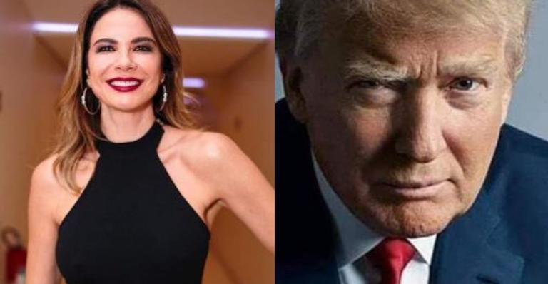 Luciana Gimenez revela cantada de presidente dos EUA, Donald Trump - Divulgação