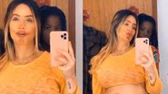 Giovanna Ewbank exibe barrigão no limite em selfie com a filha - Arquivo Pessoal