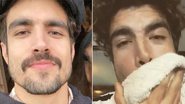Radicalizou! Caio Castro surge irreconhecível após raspar barba e bigode - Instagram
