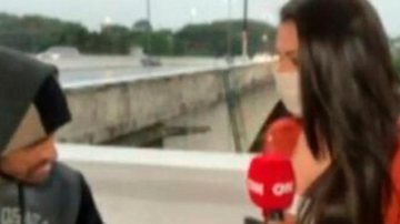 Repórter da CNN Brasil sofre assalto ao vivo e é ironizada na web - Reprodução/Instagram