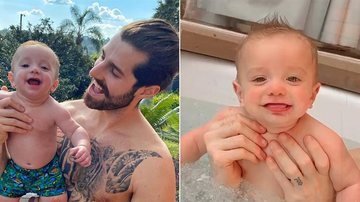 Alok e Romana Novais se divertem com o filho, Ravi, em jacuzzi luxuosa - Instagram
