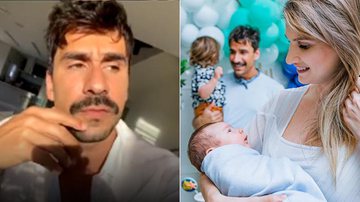 Júlio Rocha se emociona ao falar da emoção de ser pai duas vezes: "Inexplicável" - Instagram/Cleber Andrade