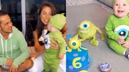 Thammy e Andressa Ferreira dispensam glamour e celebram seis meses do filho - Arquivo Pessoal
