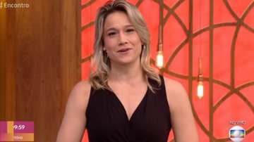 Fernanda Gentil estreia no comando do 'Encontro' e coleciona elogios - Divulgação / TV Globo