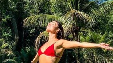 A atriz compartilhou em suas redes sociais um momento de paz em uma linda paisagem - Reprodução/Instagram
