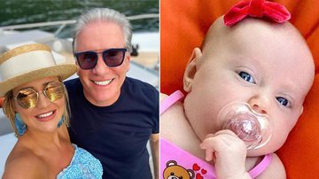 Filha recém-nascida de Roberto Justus usa biquíni grifado de R$1 mil - Instagram
