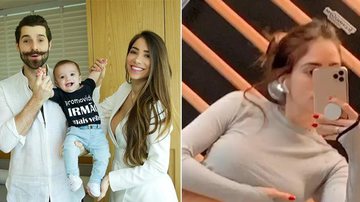 Grávida, Romana Novais encara rotina fitness e exibe sua barriguinha de 3 meses - Instagram