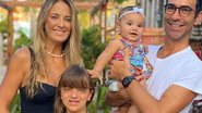 César Tralli emociona fãs com momento de chamego entre as filhas: ''Minha vida'' - Arquivo Pessoal