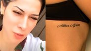 Mayra Cardi fala sobre planos de apagar tatuagem com nome de Arthur Aguiar - Reprodução/Instagram