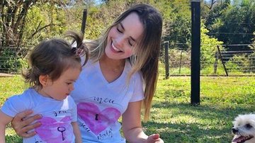 Thaeme Mariôto e filha, Liz - Reprodução/ Instagram