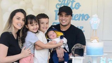 Sertanejo Kauan celebra o primeiro mês do filho caçula, Arthur - Reprodução/Instagram