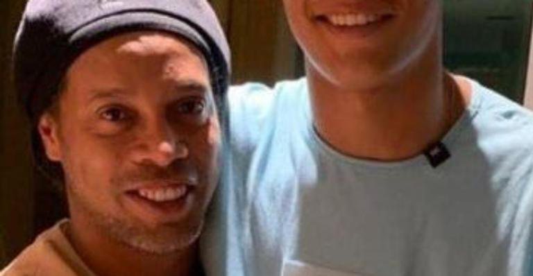A cara do pai, filho de Ronaldinho celebra liberdade do craque após meses preso - Arquivo Pessoal