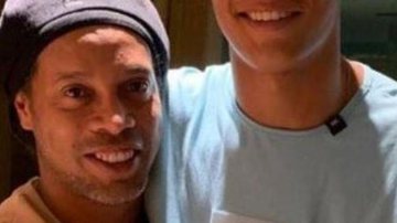 A cara do pai, filho de Ronaldinho celebra liberdade do craque após meses preso - Arquivo Pessoal