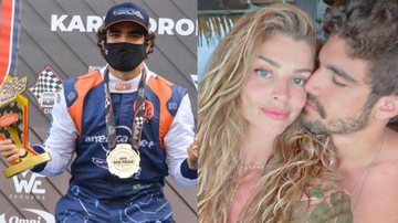 Caio Castro ganha campeonato de kart e Gazi Massafera morre de amores - Reprodução/Instagram