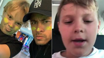 Neymar ganha declaração do filho, Davi Lucca, antes de jogo decisivo do PSG - Instagram