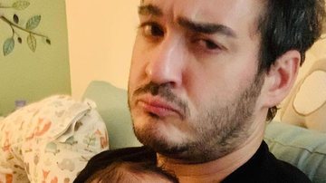 Marcos Veras passa madrugada em claro com o filho recém-nascido - Reprodução/Instagram