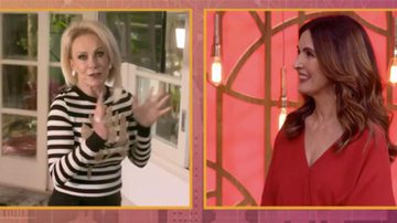 Que climão? Ana Maria Braga e Fátima Bernardes trocam elogios no 'Encontro' - Reprodução/TV Globo