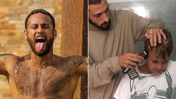 Davi Lucca adere visual 'moicano e juliet' para homenagear o pai, Neymar Jr. - Instagram