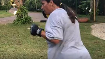 Ivete Sangalo surpreende fãs ao exibir treino pesado de boxe - Reprodução/Instagram