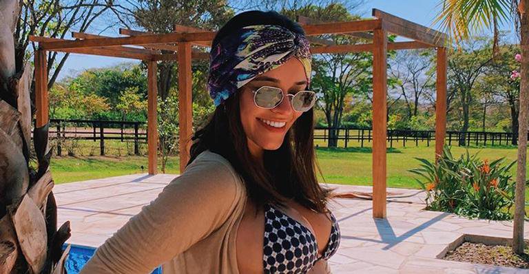 Grávida, Talita Younan surge de biquíni e mostra mudança no shape - Instagram