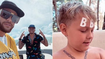 Na Espanha, Neymar Jr. curte passeio luxuoso com 'parça' e o filho, Davi Lucca - Instagram