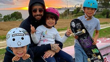 Pedro Scooby aproveita folga e viaja com os filhos para o Brasil - Reprodução/Instagram