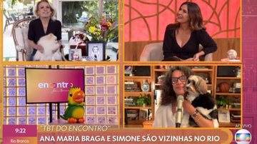 Ana Maria Braga recebe homenagem ao vivo - Reprodução/Tv Globo