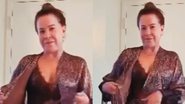Em vídeo, Zilu Camargo troca de roupa e termina com camisola curtinha - Reprodução/Instagram