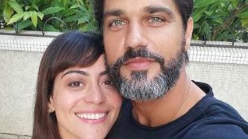 Carol Castro mata as saudades do namorado, Bruno Cabrerizo, por vídeo chamada - Arquivo Pessoal