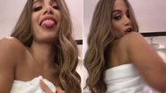 Anitta deixa a tolha cair em video - Reprodução/Instagram