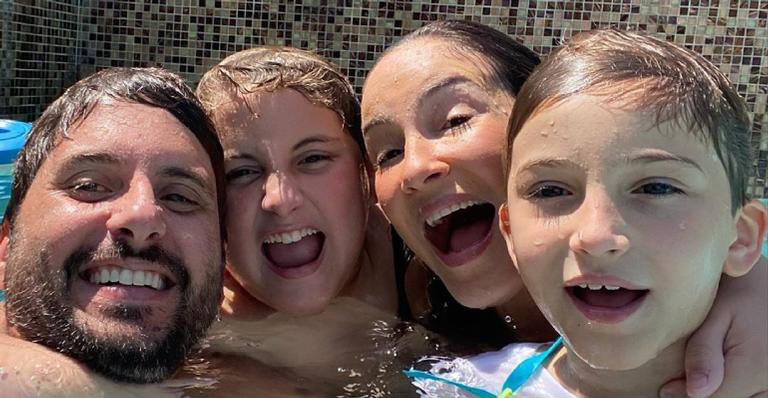 Cladia Leitte aproveita dia ensolarado com a família - Instagram