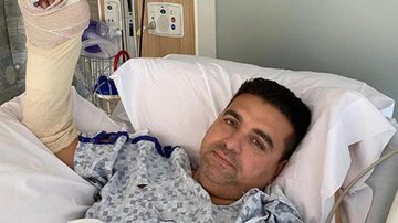 Buddy Valastro, o Cake Boss, posa em cama de hospital após acidente grave - Reprodução/Instagram