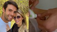 Kaká é flagrado cortando as unhas da filha recém-nascida, Esther - Instagram