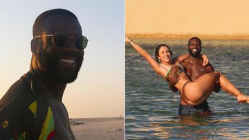 Rafael Zulu protagoniza momento romântico com a noiva, Aline Becker - Instagram