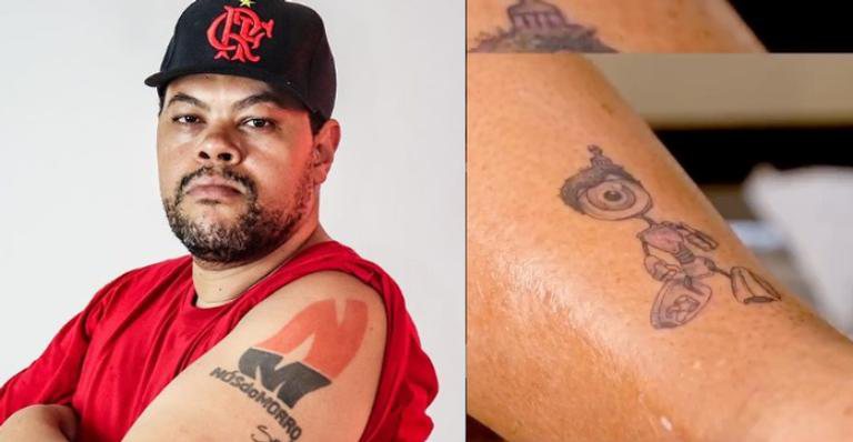 Babu Santana faz tatuagem em homenagem ao BBB - Instagram