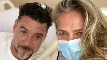 Adriane Galisteu visita o marido no hospital e tranquiliza fãs: "Está quase bom" - Reprodução/Instagram