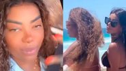 Ludmilla curte passeio de motociclo na praia e deixa bumbum no rosto da esposa - Reprodução/Instagram