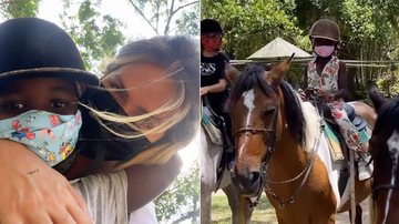 Giovanna Ewbank registra aula de equitação de Titi e encanta fãs - Instagram