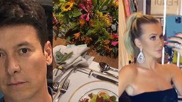 Esposa de Roberto Justus mostra detalhes do jantar luxuoso na casa de Rodrigo Faro - Reprodução/ Instagram