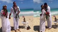Carla Perez e Xandy renovam os votos em casamento no Havaí - Reprodução/Instagram