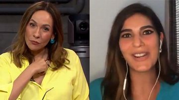 Maria Beltrão revela ao vivo a gravidez de Andréia Sadi - Reprodução/Instagram
