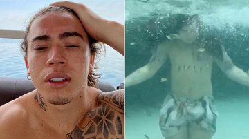 Com affair, Whindersson Nunes dá mergulho no Jalapão e fãs brincam - Instagram